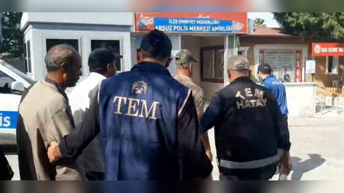 Arsuz'da vize ihlali: 6 yabancı uyruklu yakalandı