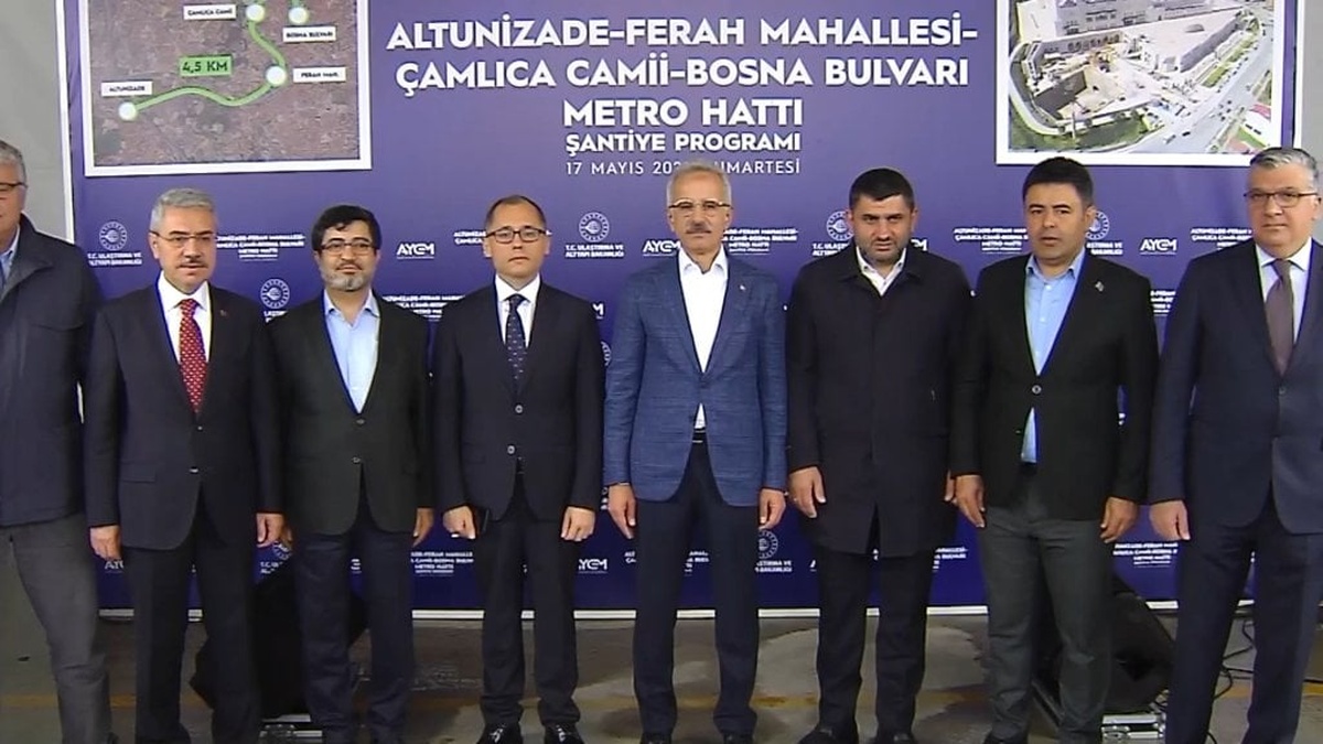 Ulaştırma ve Alt Yapı Bakanı Uraloğlu: İstanbul'un bin 4 kilometre metro hattına ihtiyacı var