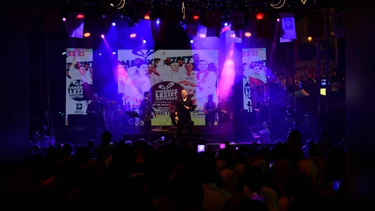 Osmaniye Lezzet Festivali: Turgay Başyayla unutulmaz bir gece yaşattı