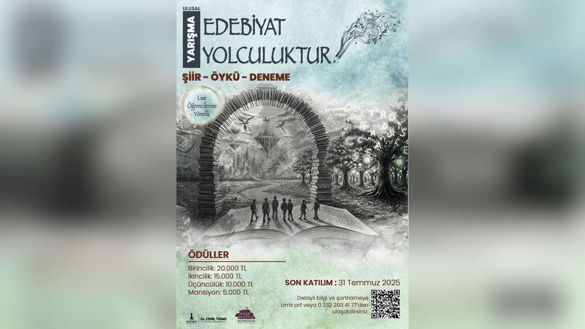 İzmir Büyükşehir Belediyesi'nden Uluslararası Edebiyat Festivali'ne özel yarışma: Genç yetenekler 'Yolculuk' temasında yarışacak