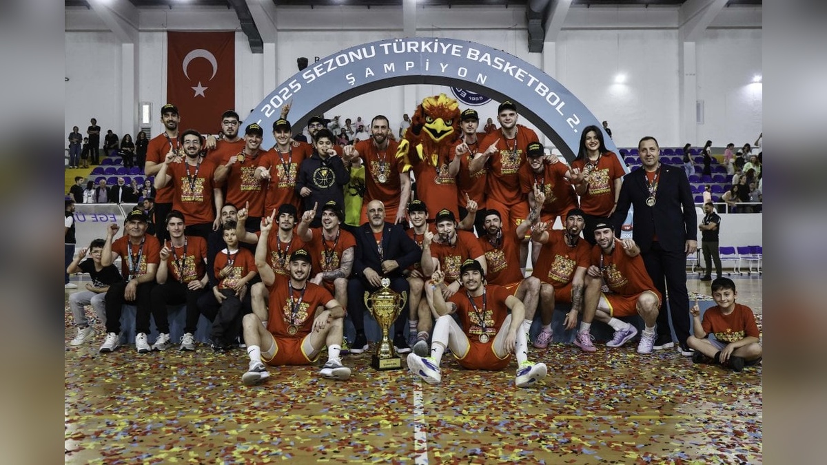 Göztepe, Türkiye Basketbol 2'nci Ligi'nde şampiyon