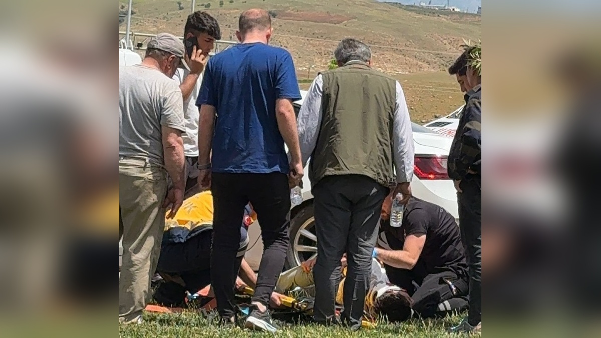 Siirt'te trafik kazası: Sürücü yaralandı