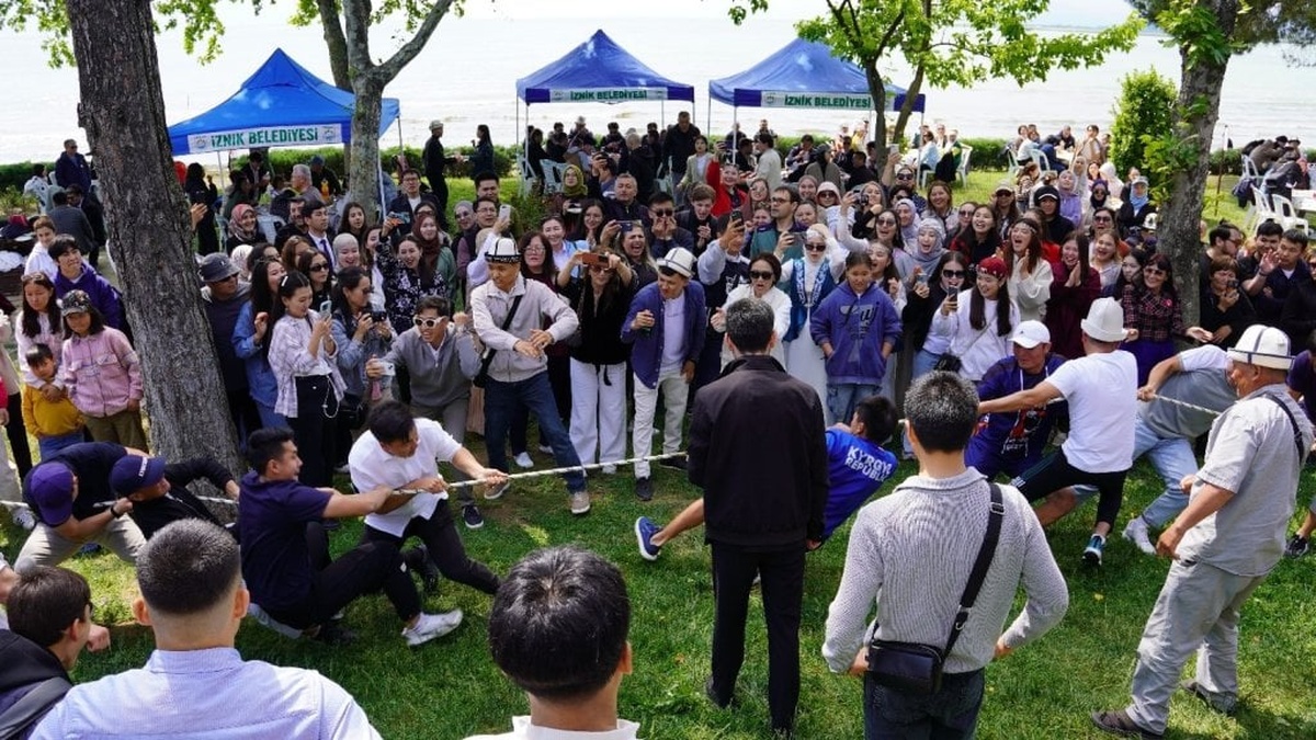 İznik'te Kırgız şenlikleri coşkusu