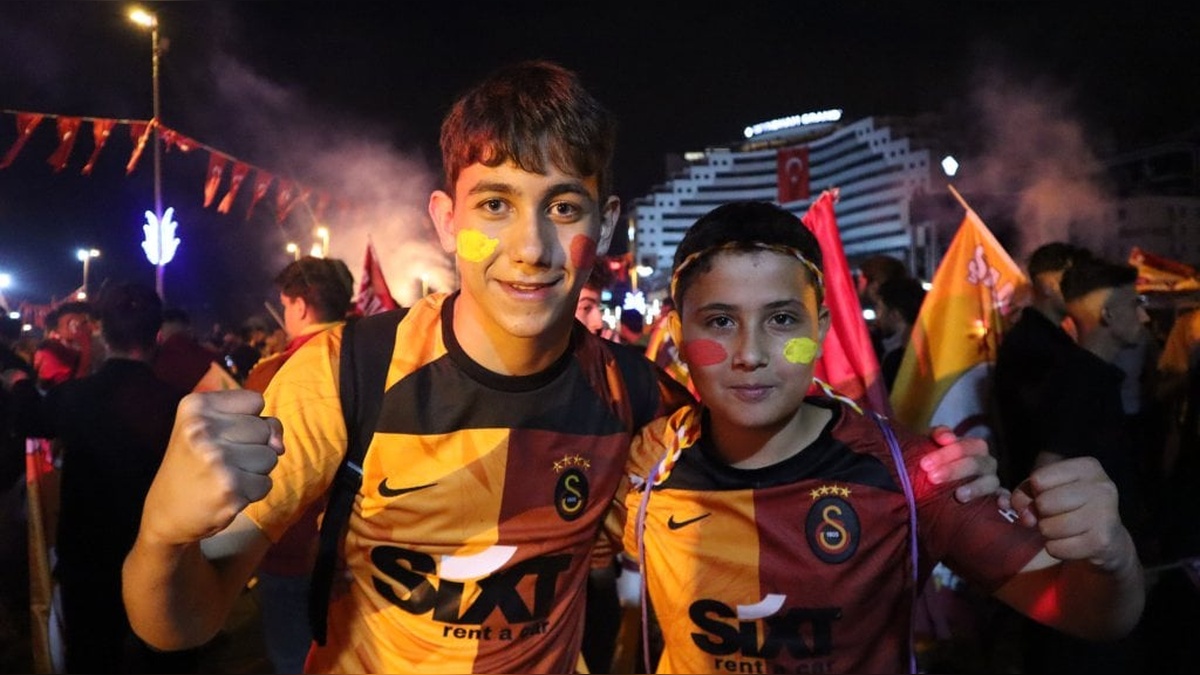 Kayseri'de Galatasaray şampiyonluğu coşkusu