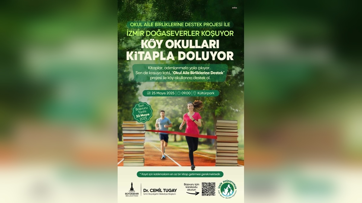 İzmir Büyükşehir Belediyesi ve İzmir Doğaseverler Topluluğu’ndan anlamlı koşu etkinliği