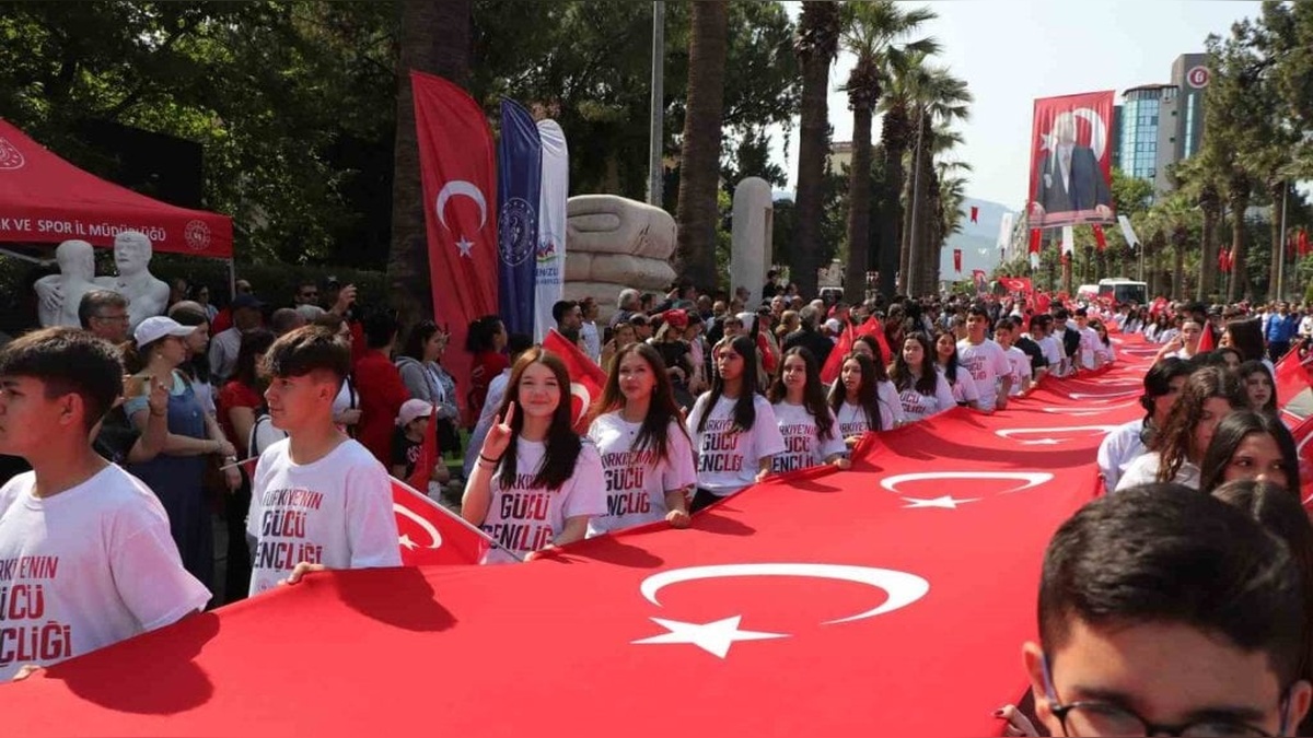 Denizli'de 19 Mayıs coşkusu