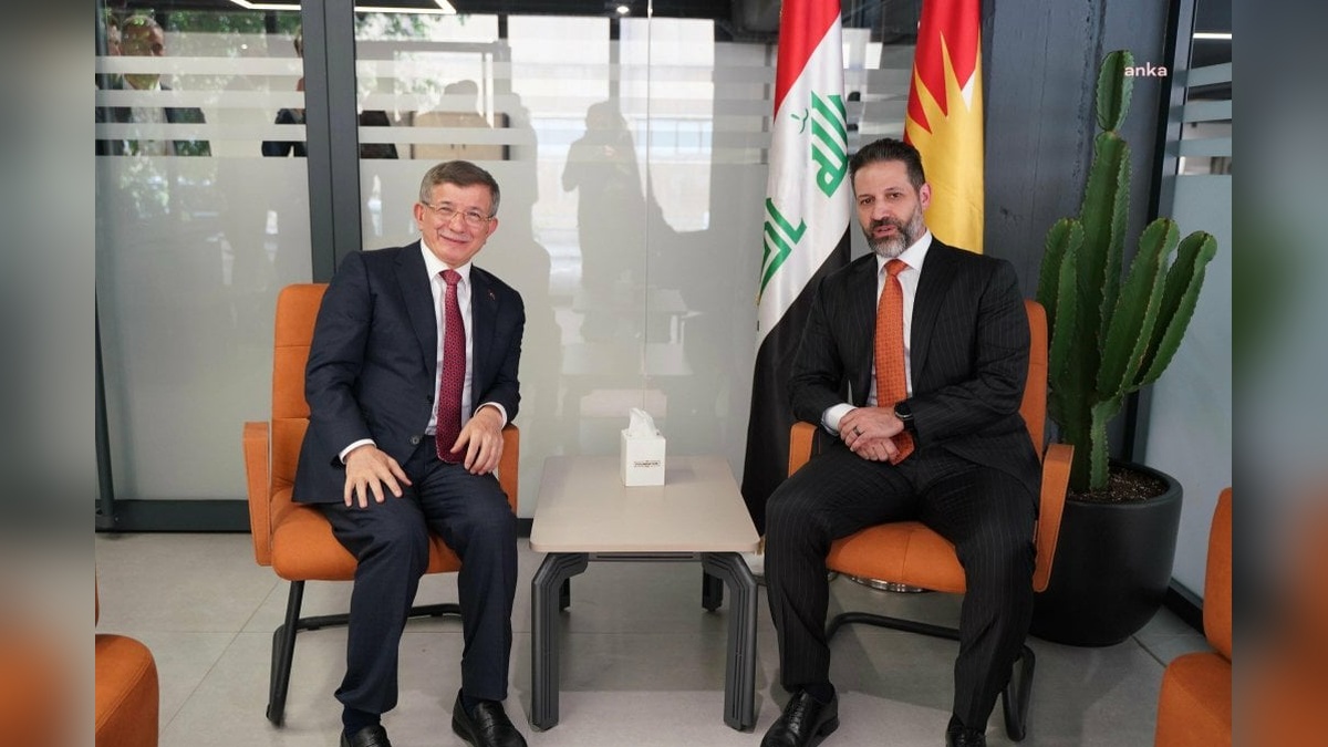 Ahmet Davutoğlu, Kubad Talabani ile görüştü