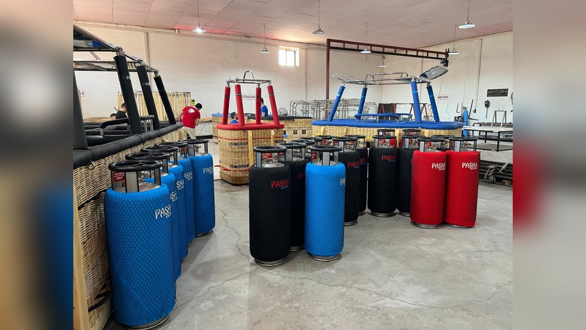 Nevşehir'de yerli ve milli sıcak hava balonu yakıt tankı üretildi