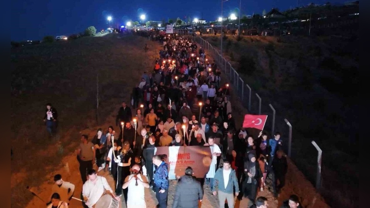 Kırıkkale'de 19 Mayıs coşkusu Dinek Dağı'nda yaşandı