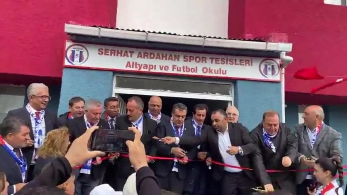 Serhat Ardahanspor Kulübü'nün yeni tesisi görkemli bir törenle açıldı