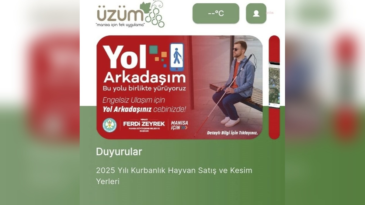 Manisa Büyükşehir Belediyesi'nden çevrim içi kazı ruhsatı uygulaması