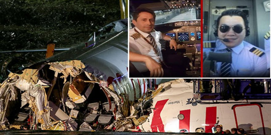 Kaza yapan Pegasus uçağı pilotlarının fotoğrafları