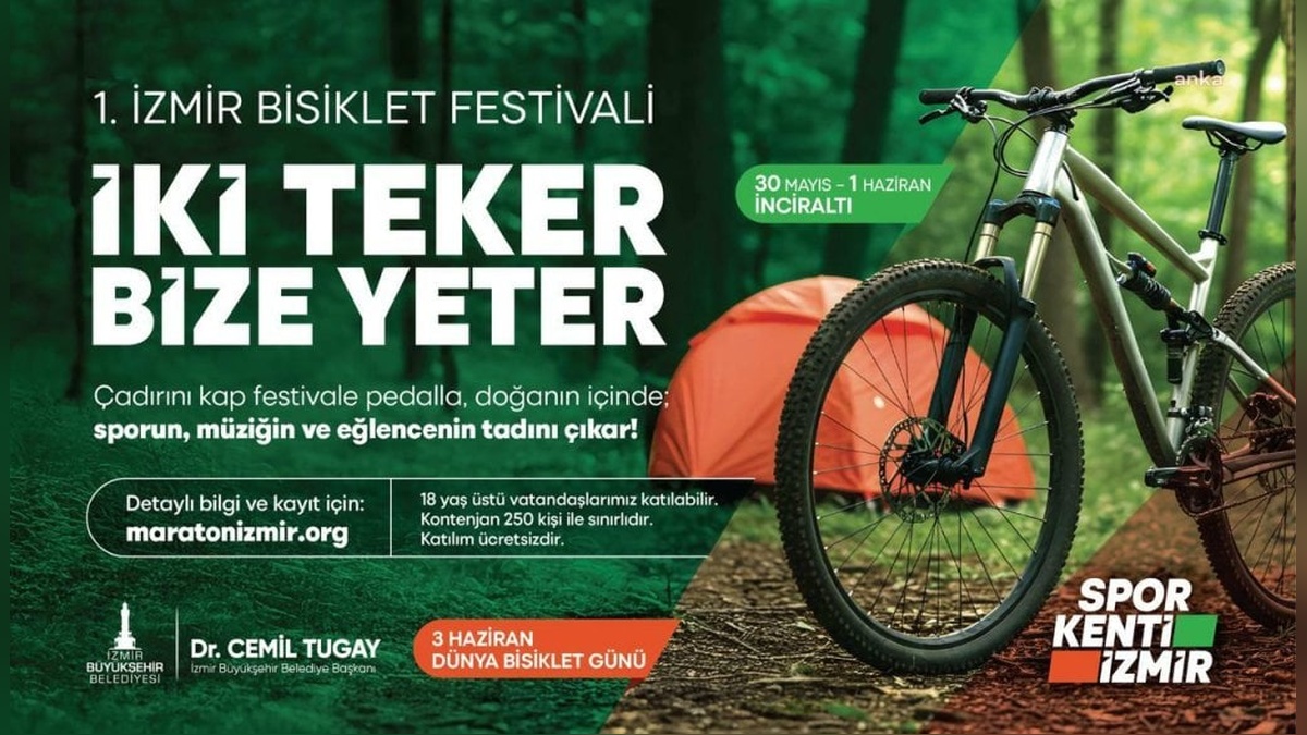 İzmir Büyükşehir Belediyesi'nden 1. İzmir Bisiklet Festivali