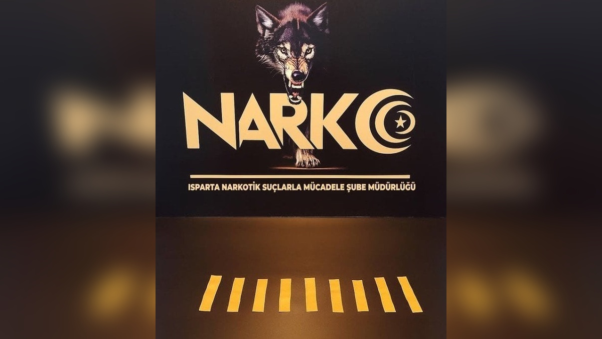 Isparta'da uyuşturucu operasyonu: 53 kullanımlık sentetik kannabinoid ele geçirildi