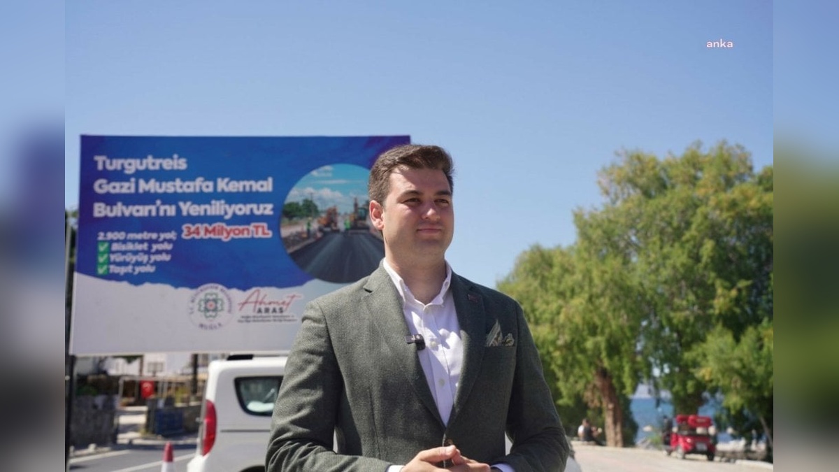 Turgutreis'te yol yenileme çalışmaları devam ediyor