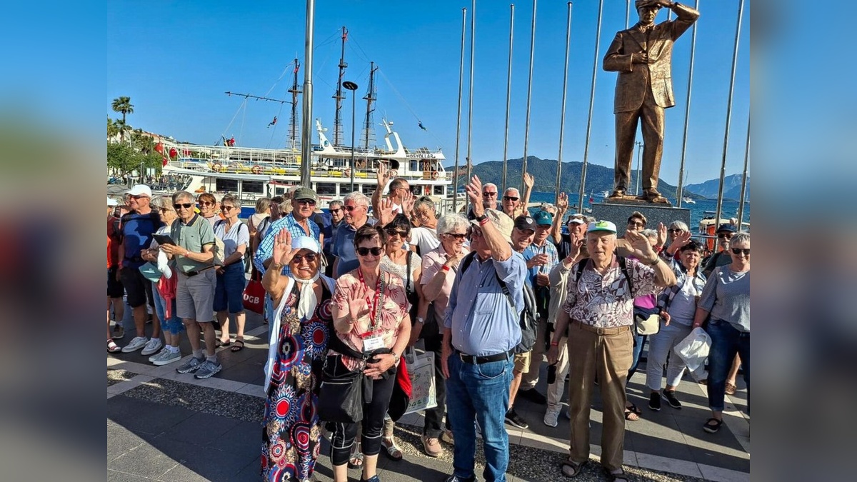 Avusturyalı emekliler Datça'da: İlçeye 31 yıl sonra yeniden geldiler