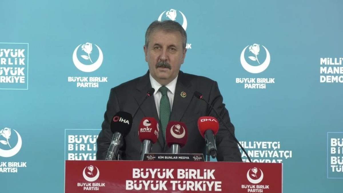 BBP Genel Başkanı Destici: Gerçek barış, terörü lanetle başlar