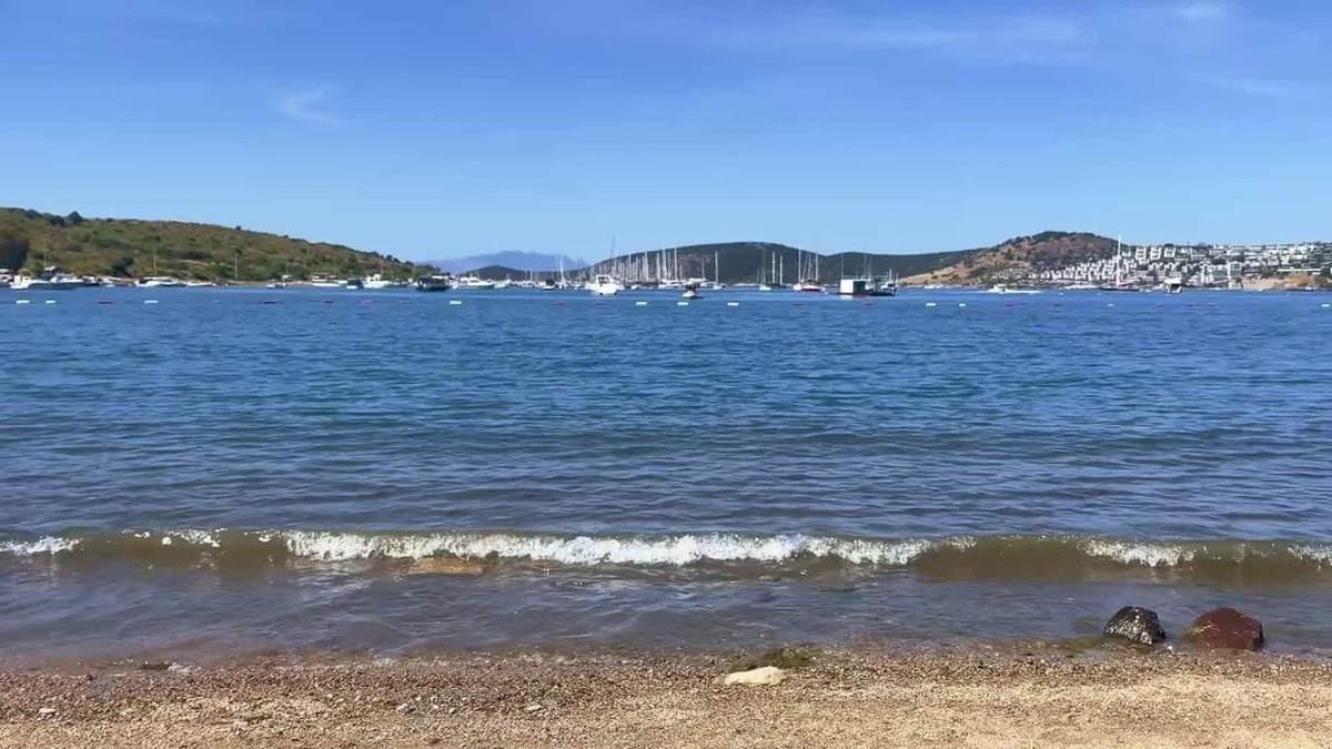 Bodrum'da deniz dibi temizliği: 43 kilogram atık çıkarıldı