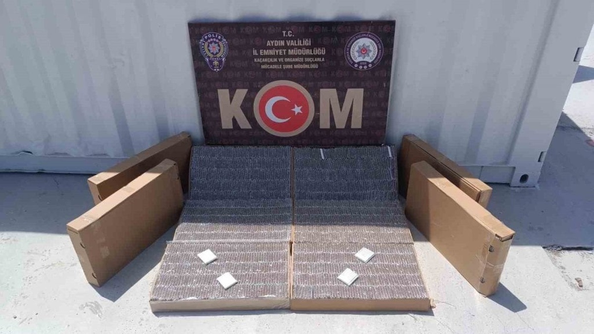 Aydın'da kaçak tütün operasyonu: 58 kilo kıyılmış tütün ele geçirildi