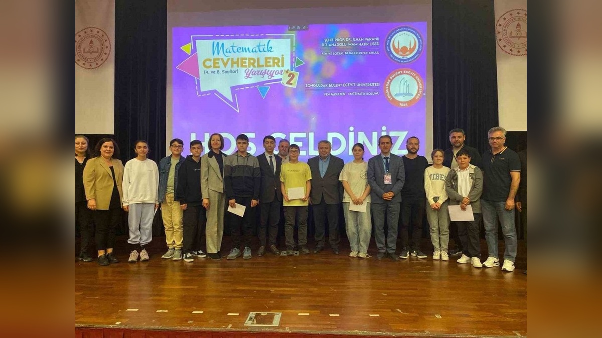 Zonguldak'ta matematik cevherleri yarıştı