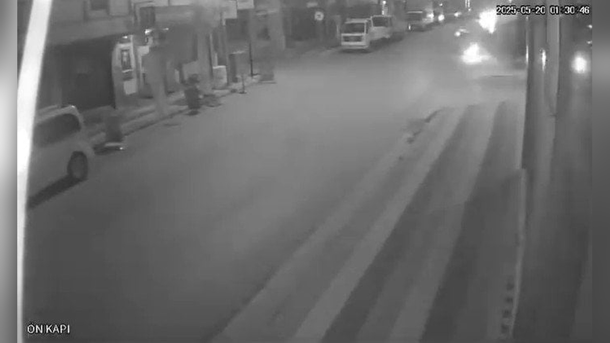 Isparta'da motosiklet kazası: Sürücü çöp konteynerine çarptı