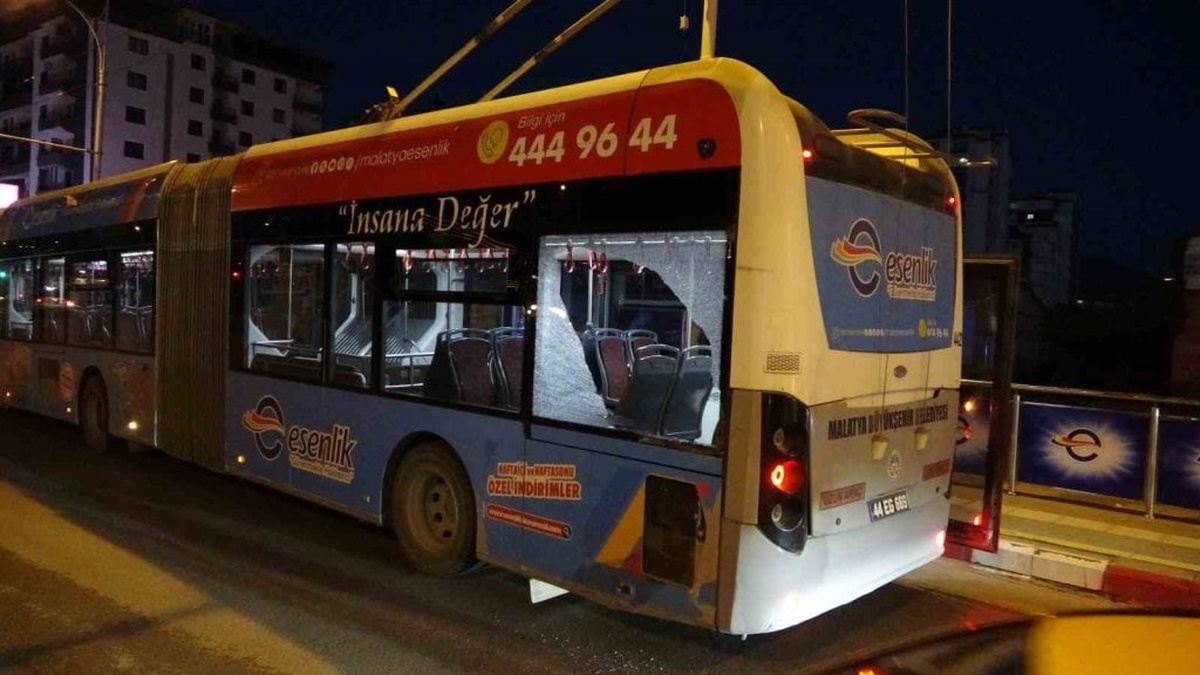Malatya'da trambüs kazası: 1 yaralı