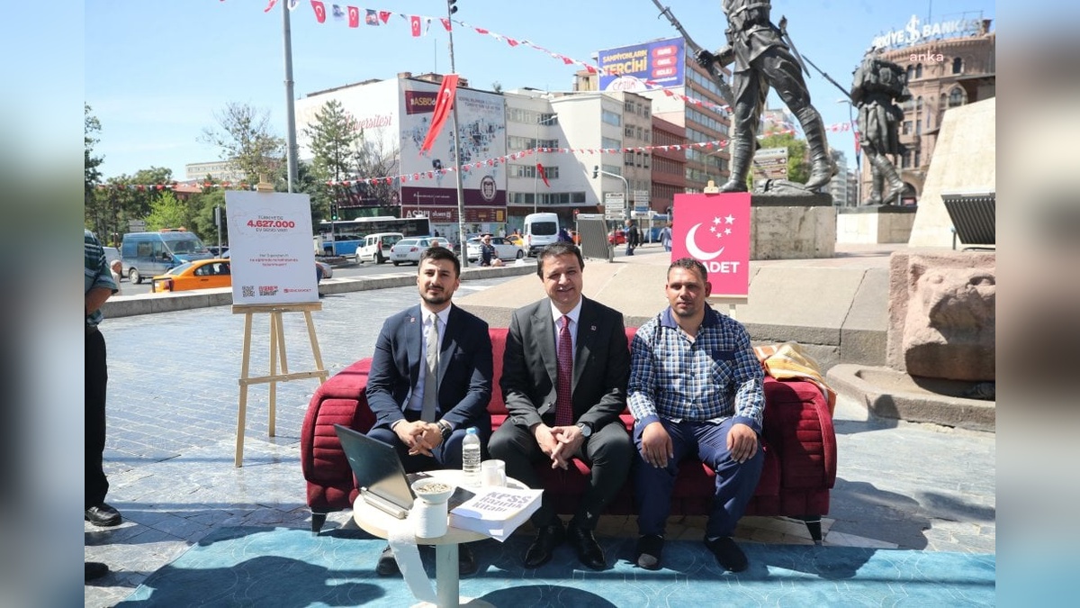 Saadet Partisi Genel Başkanı Arıkan: 5 milyon ev genci, iktidara karşı sessiz bir çığlık