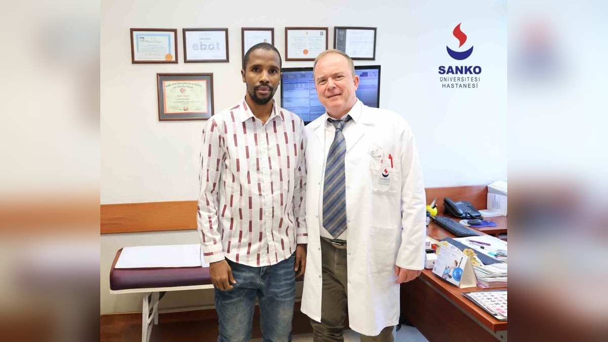 Gineli M.M.B., SANKO Üniversitesi Hastanesi'nde sağlığına kavuştu