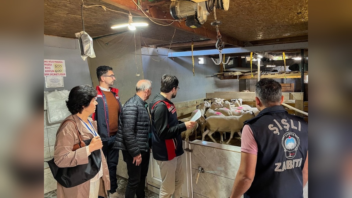 Şişli Belediyesi'nden Kurban Bayramı denetimleri