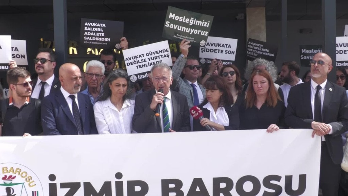 İzmir Barosu Başkanı ve Genel Sekreteri’ne tehdit davasında tahliye kararı
