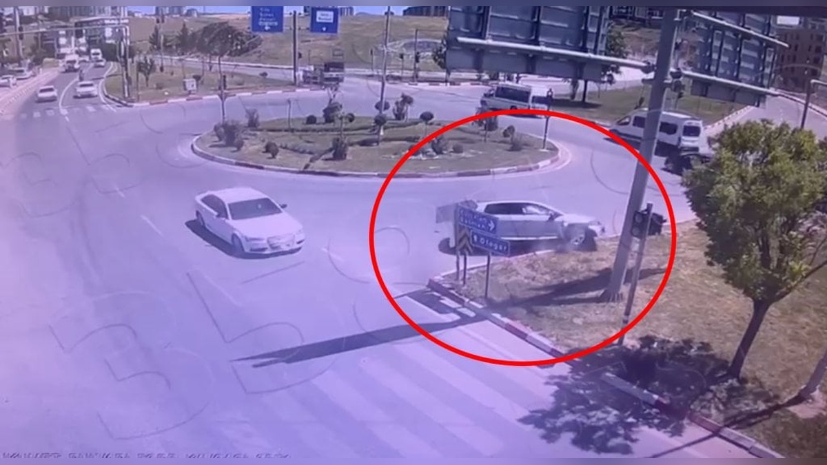 Siirt'te hatalı sollama kazası: KGYS kameraları kaydetti