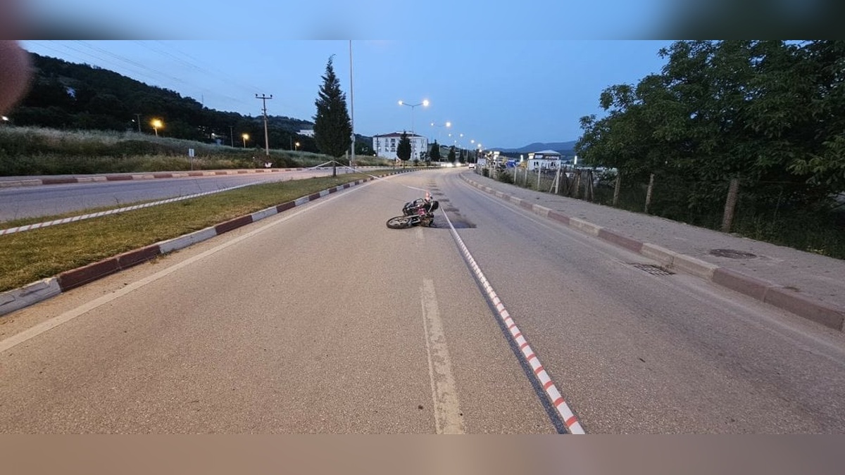 Çan'da trafik kazası: Genç motosiklet sürücüsü hayatını kaybetti