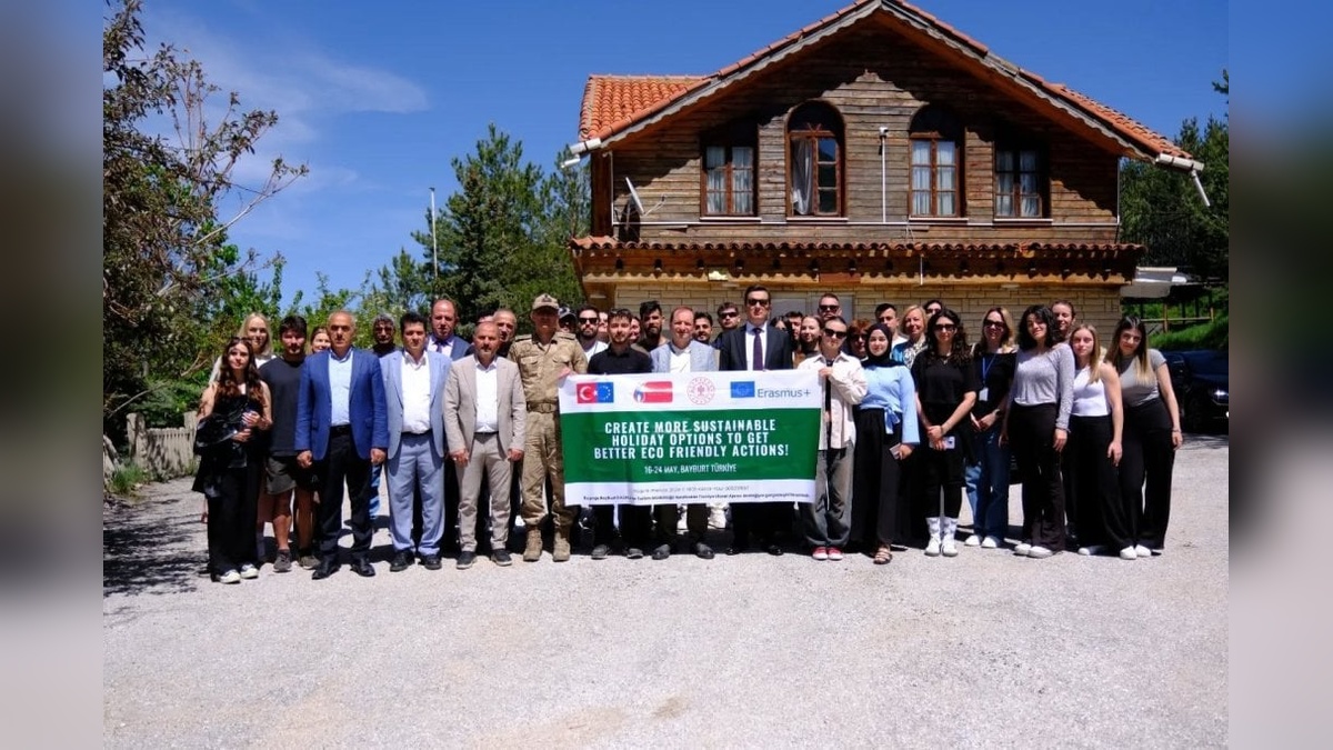 Bayburt'ta eko turizm çalıştayı: 9 ülkeden 28 gençlik çalışanı bir araya geldi