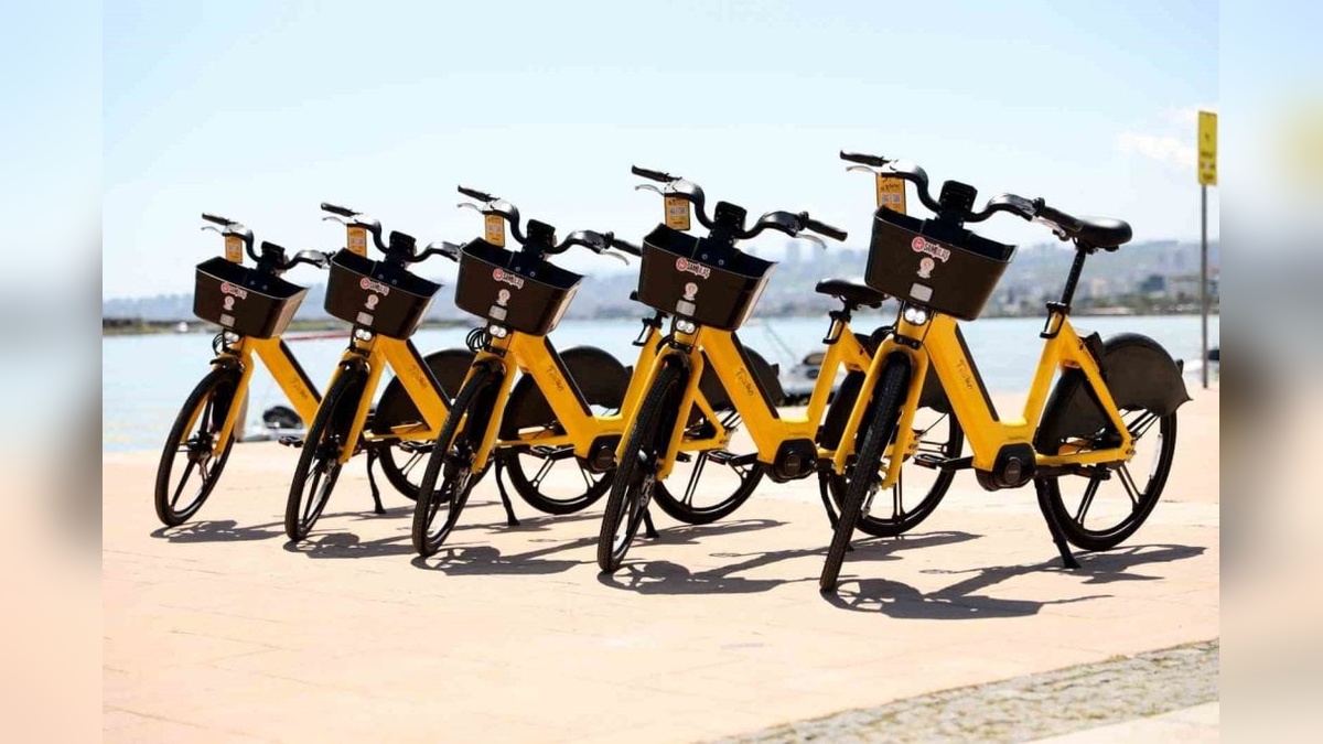 Samsun'da 100 elektrikli bisiklet hizmete girdi