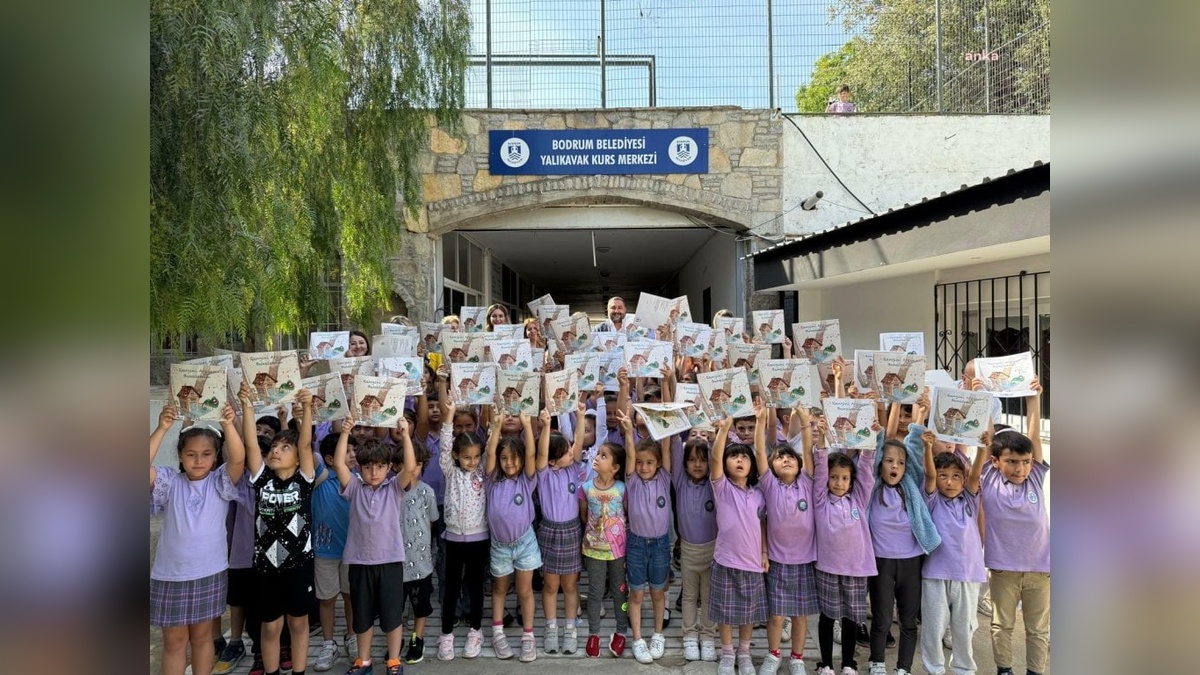 Bodrum Belediyesi'nden yazar buluşmaları: Çocuklar kitaplarla buluştu