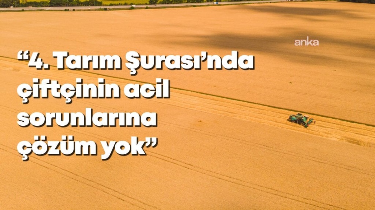 4. Tarım Şurası kararları: Çiftçinin sorunlarına çözüm yok