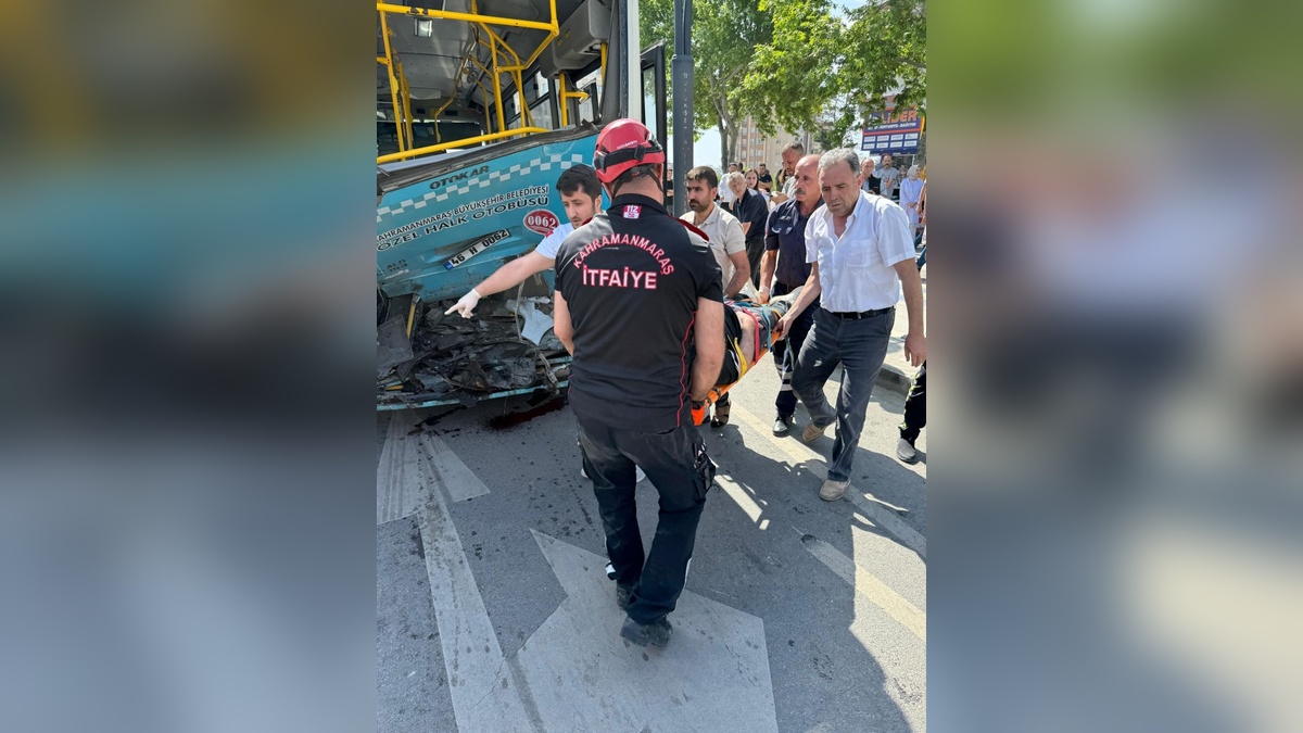 Kahramanmaraş'ta otobüs kazası: 1 ölü, 8 yaralı