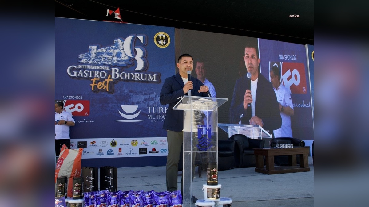 Kuşadası Belediye Başkanı Günel, Gastro Bodrum Fest'te: lezzetin birleştirici gücünü gördük