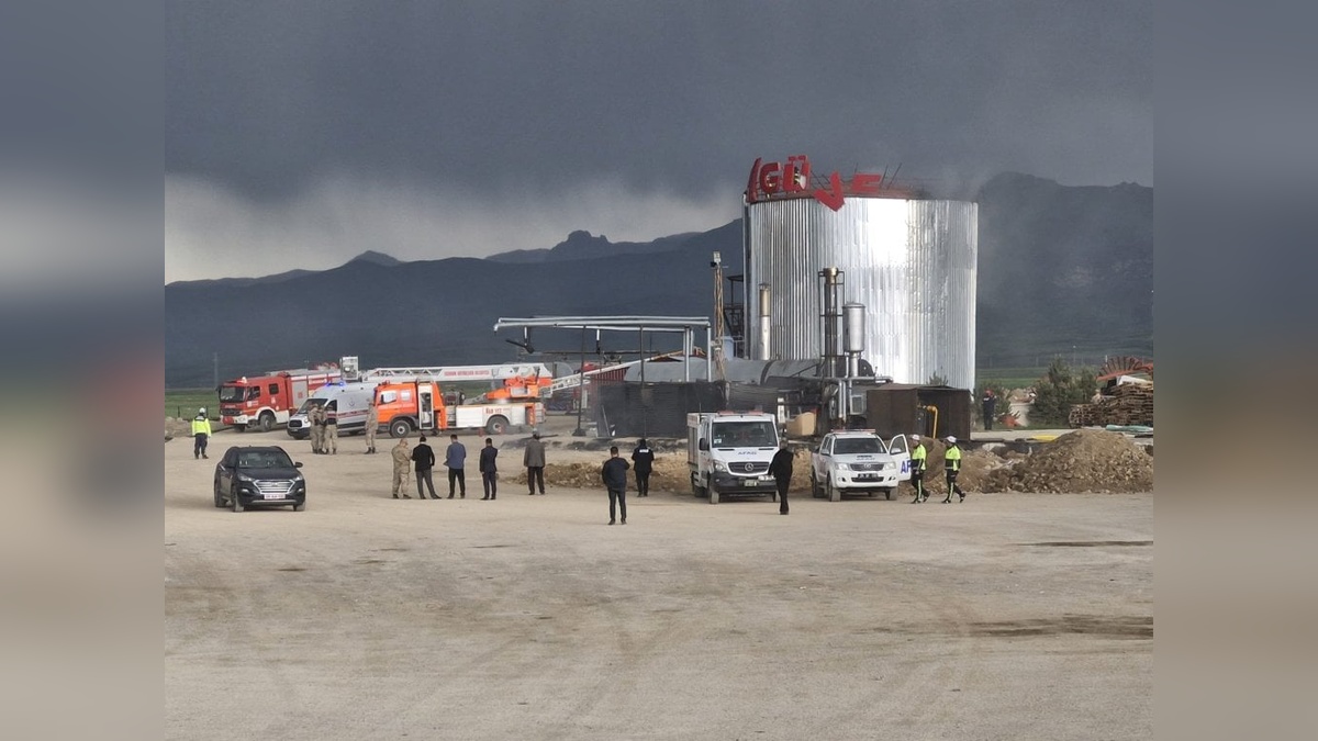 Erzurum'da asfalt tesisinde patlama: 1 ölü, 1 yaralı