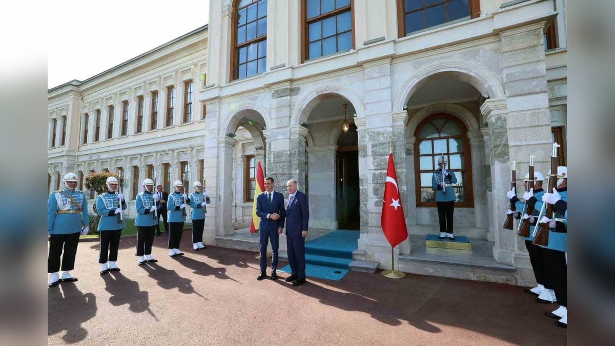Cumhurbaşkanı Erdoğan, İspanya Başbakanı Sanchez'i kabul etti