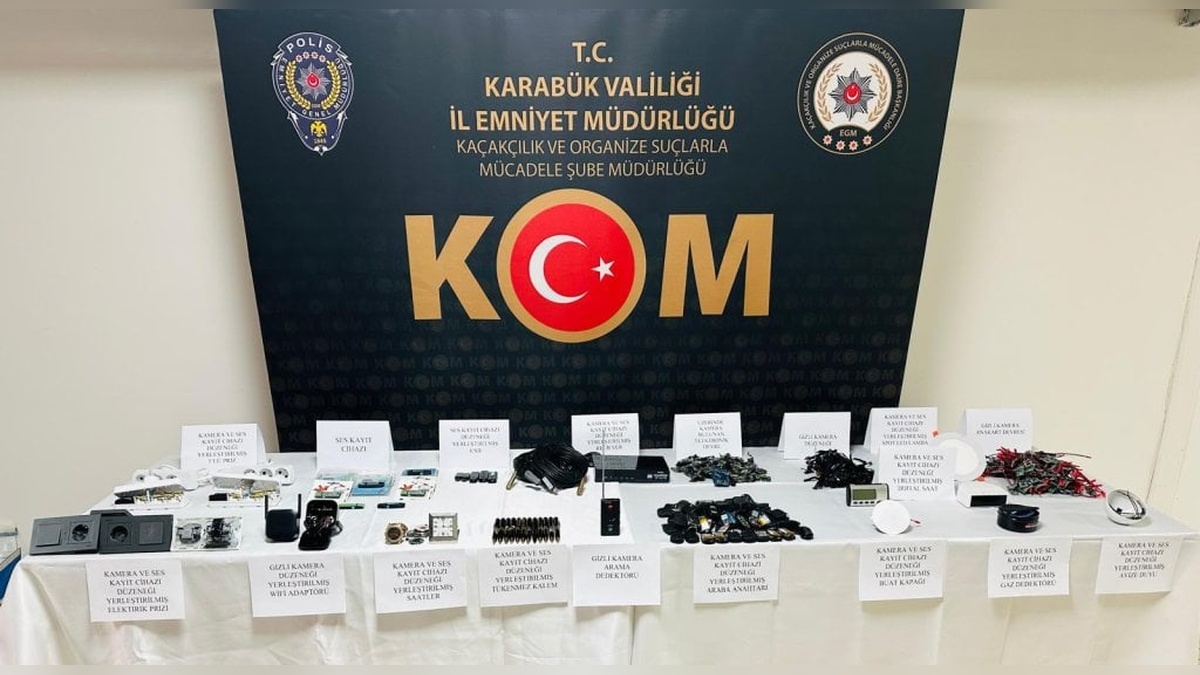 Karabük'te casus kamera operasyonu: Şüpheli tutuklandı