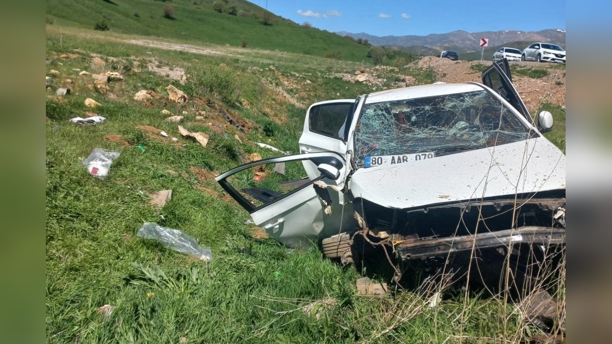Bingöl'de trafik kazası: 1 ölü, 2 yaralı