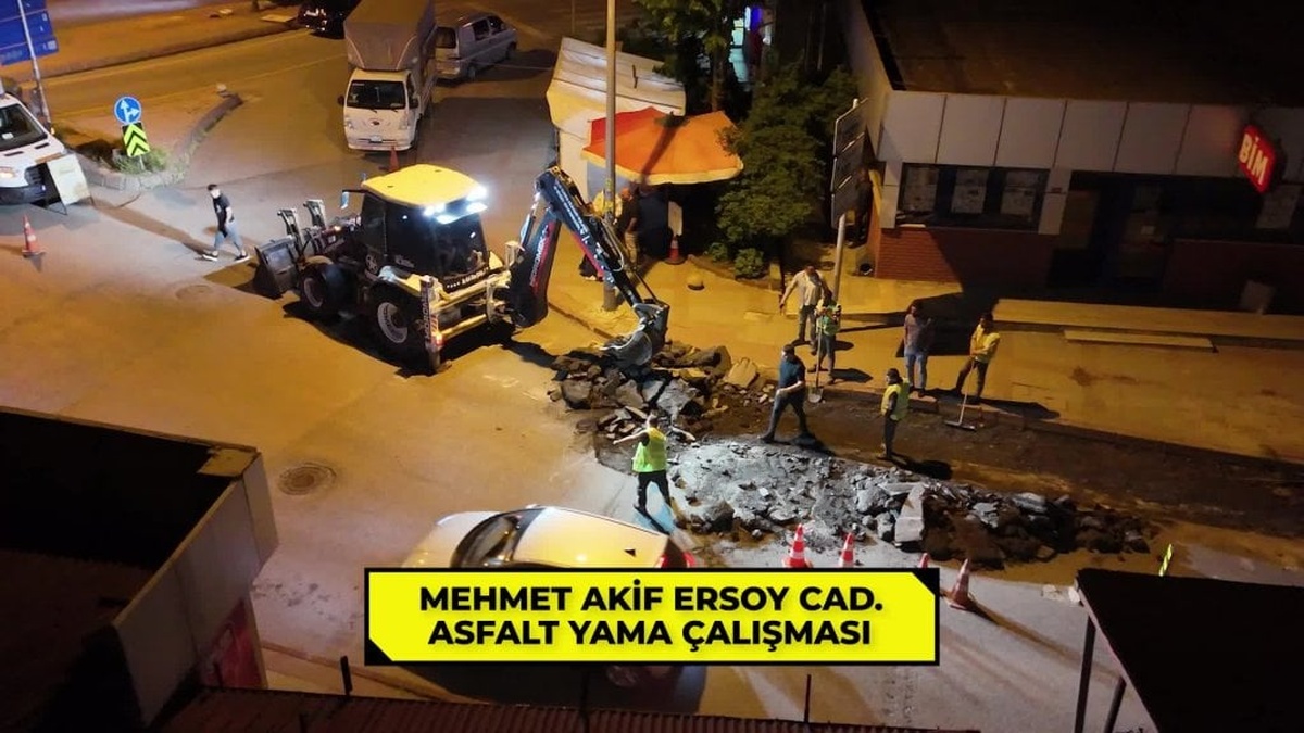 Beykoz'da 15 mahalleye 3 bin ton asfalt