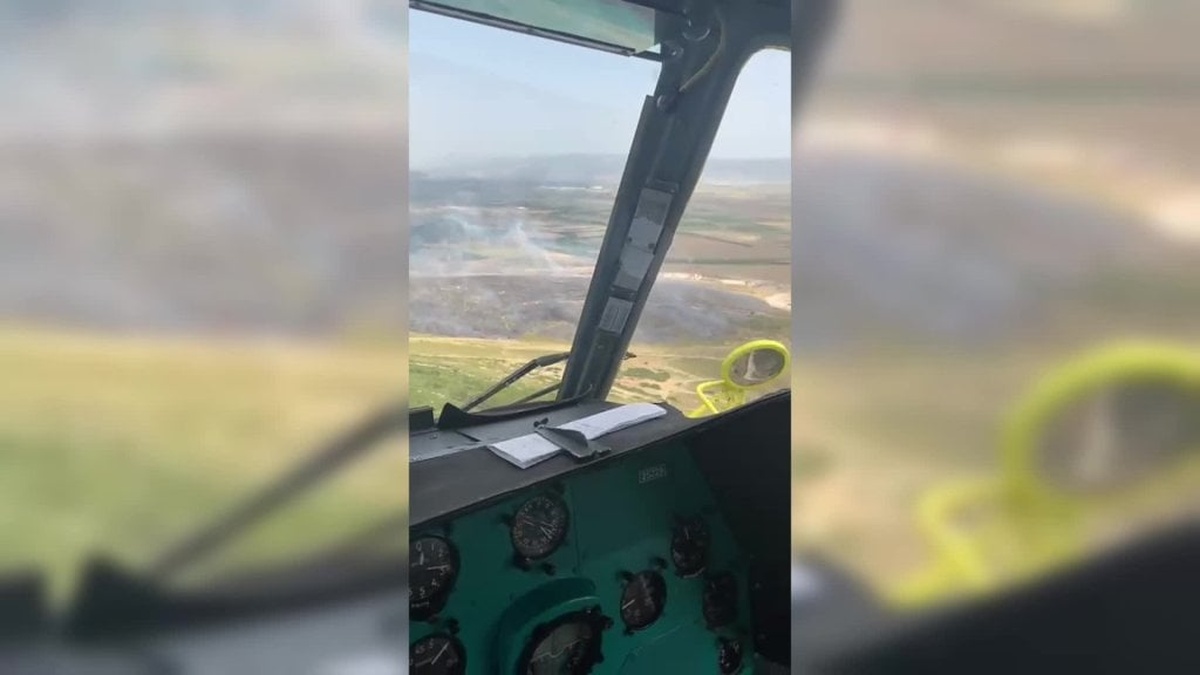 Foça'da orman yangını: Söndürme çalışmaları sürüyor