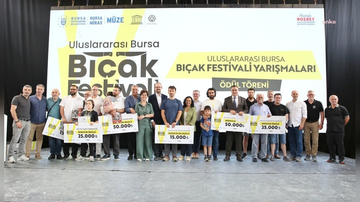Bursa Bıçak Festivali’nde ödüller sahiplerini buldu