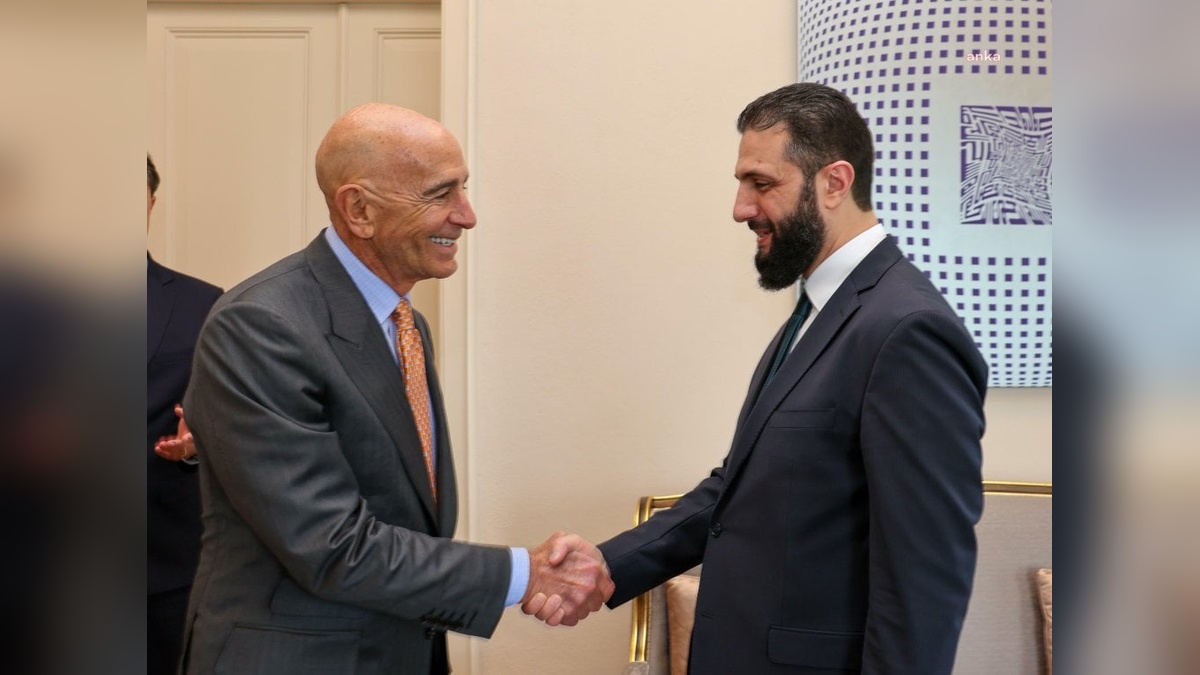 Suriye Cumhurbaşkanı Şara, ABD'nin Suriye Özel Temsilcisi Barrack ile İstanbul'da görüştü