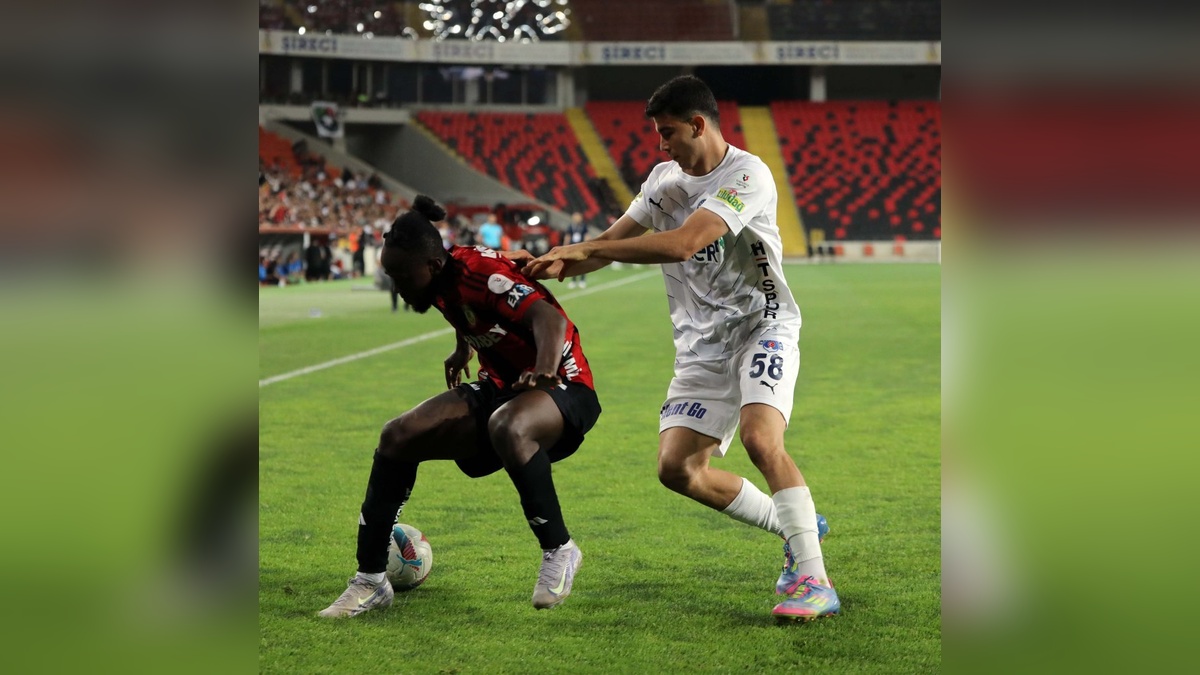 Gaziantep FK ve Kasımpaşa, nefes kesen maçta berabere kaldı