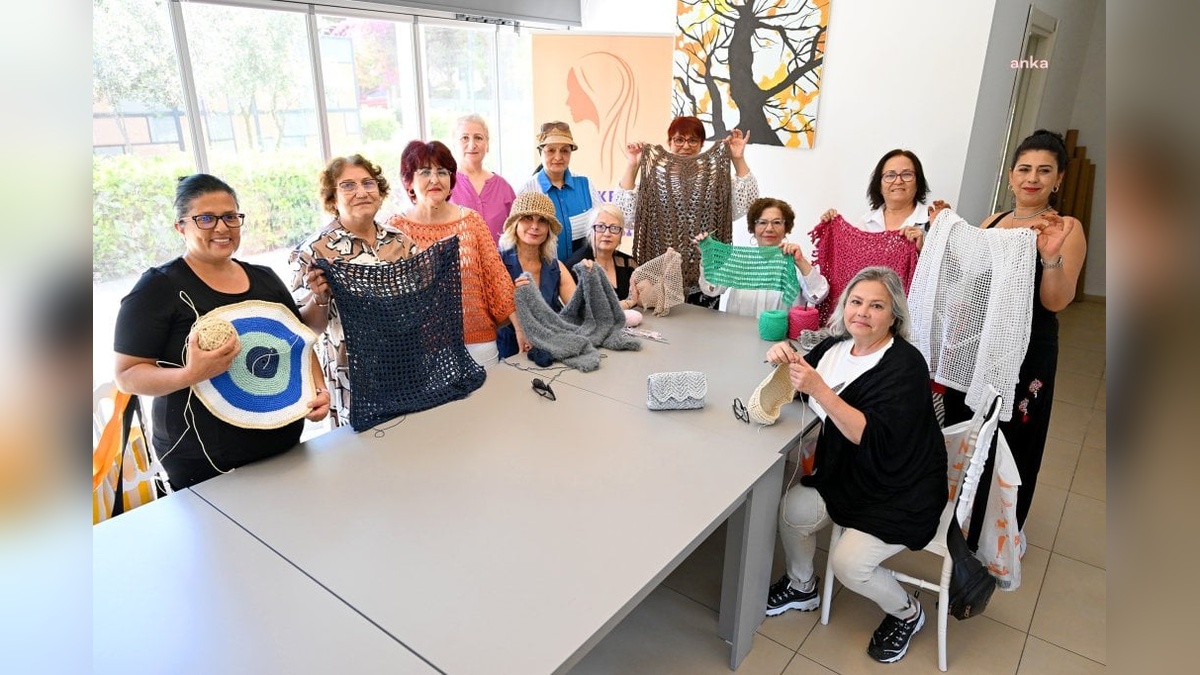 Mersin Büyükşehir Belediyesi'nden kadınlara destek: Trafik Park'ta el becerileri geliştiriliyor