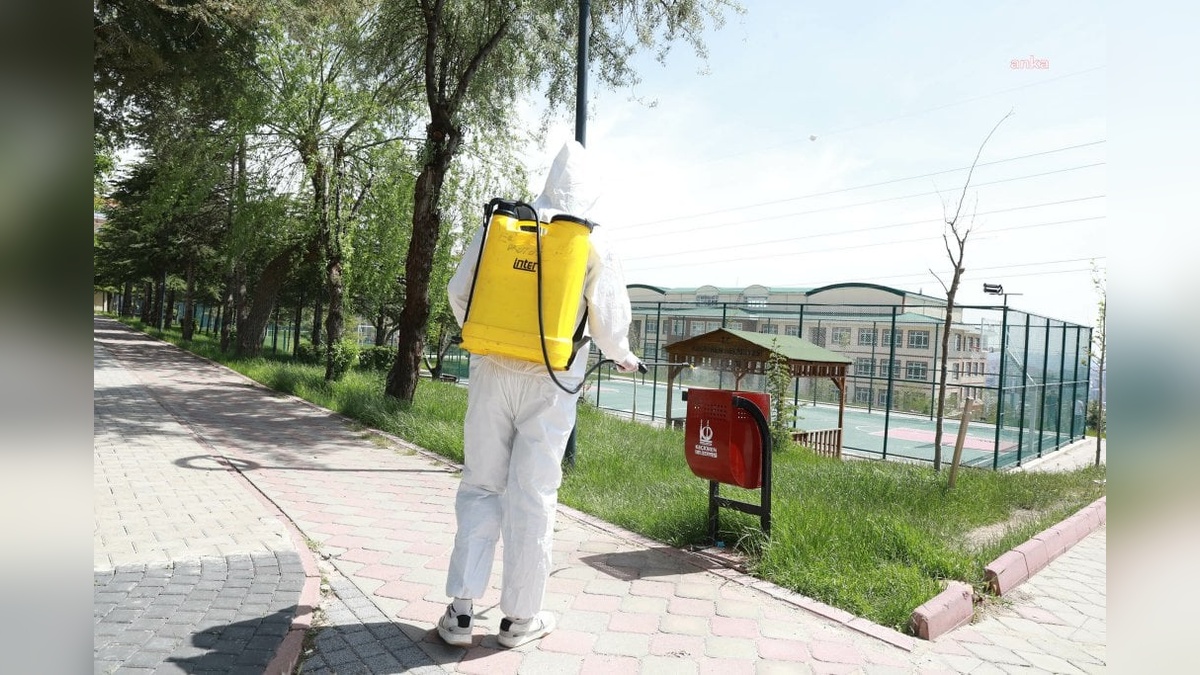 Keçiören Belediyesi’nden yaz dönemi ilaçlama çalışmaları