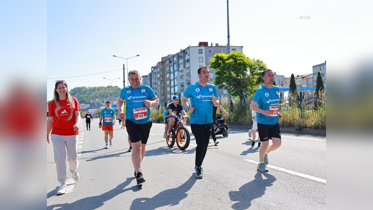 Giresun'da Uluslararası yarı maraton koşuldu